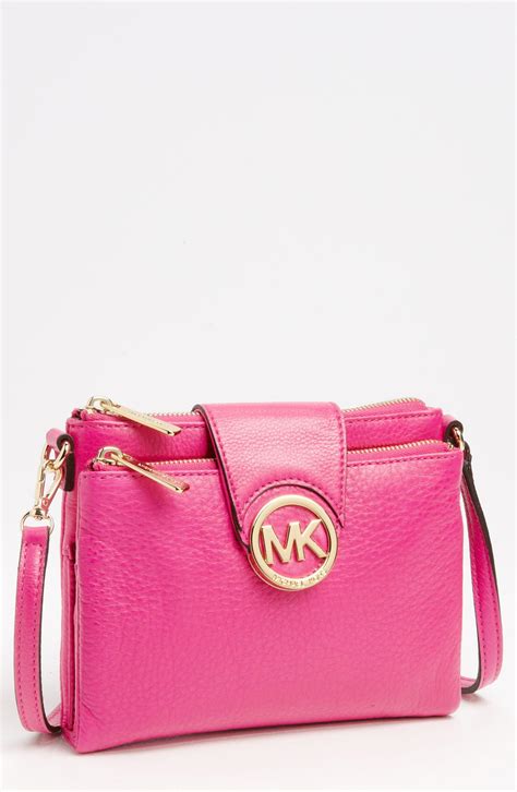 pink mk purse|michael kors crossbody purse pink.